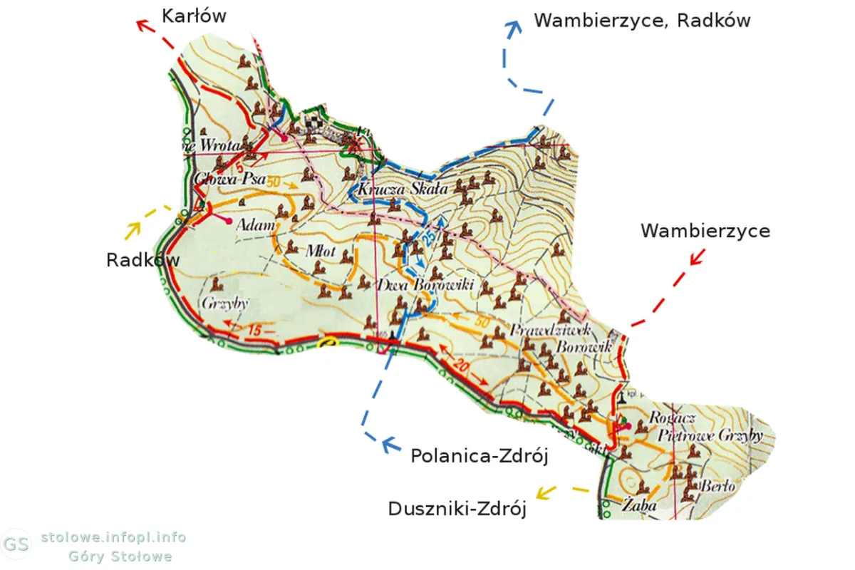 Góry Stołowe- Skalne Grzyby