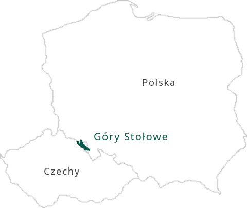 Mapa Gór Stołowych